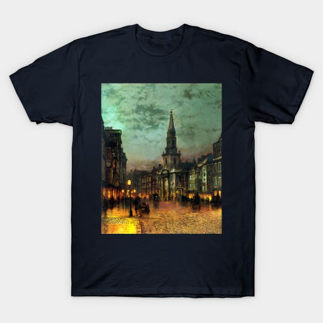 Blackman Street, London 1885 - John Atkinson Grimshaw T-Shirt by forgottenbeauty